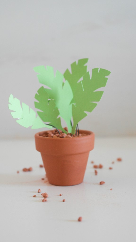 DIY Pflanzen aus Papier basteln (auch für Kinder) | Kati Make It!