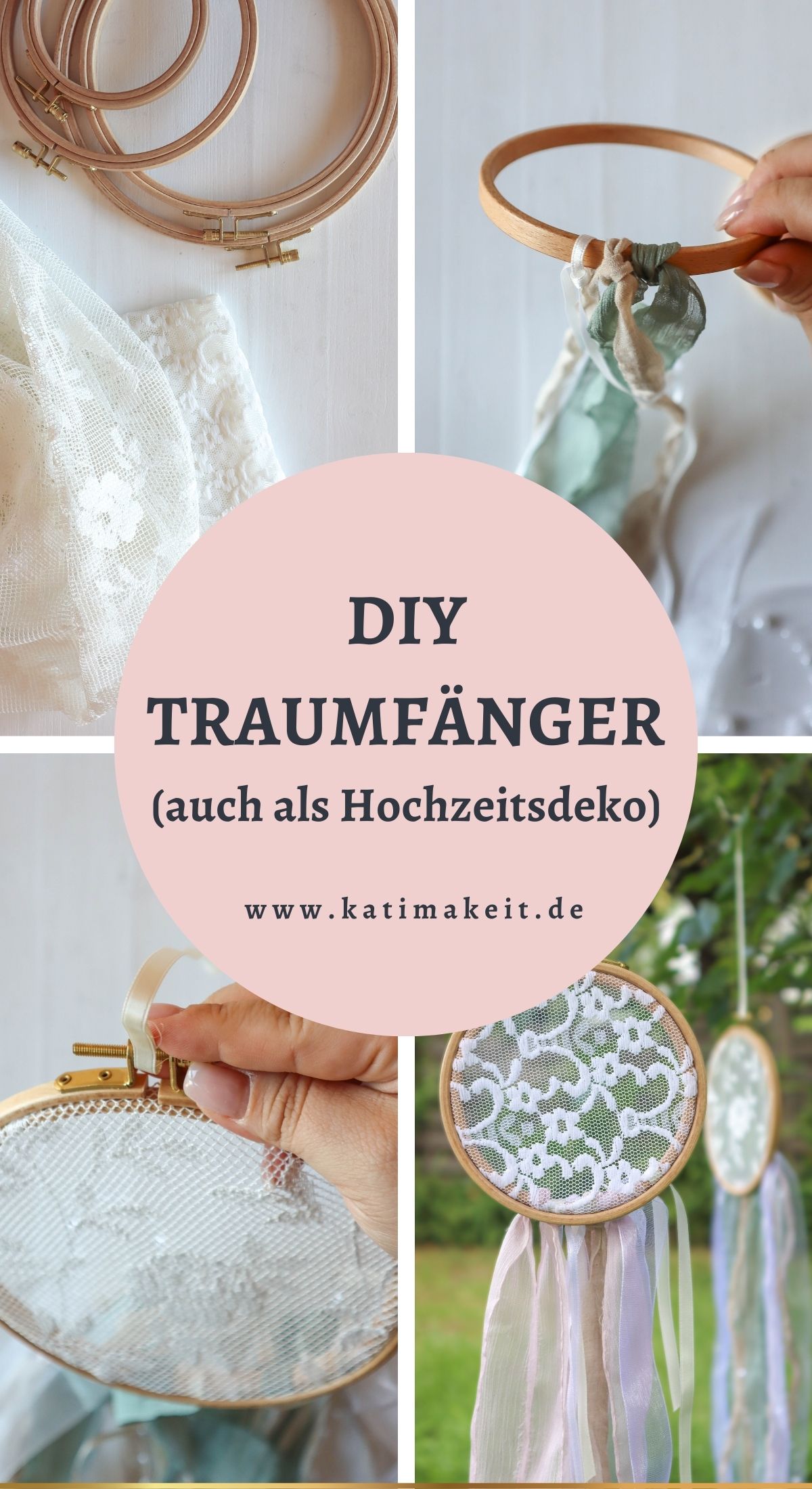 Traumfänger selber machen: Mit dieser einfachen Anleitung (bekannt aus ARD Buffet) bastelst du im Handumdrehen zauberhafte Boho-Traumfänger für schöne Träume und als DIY Hochzeitsdeko.