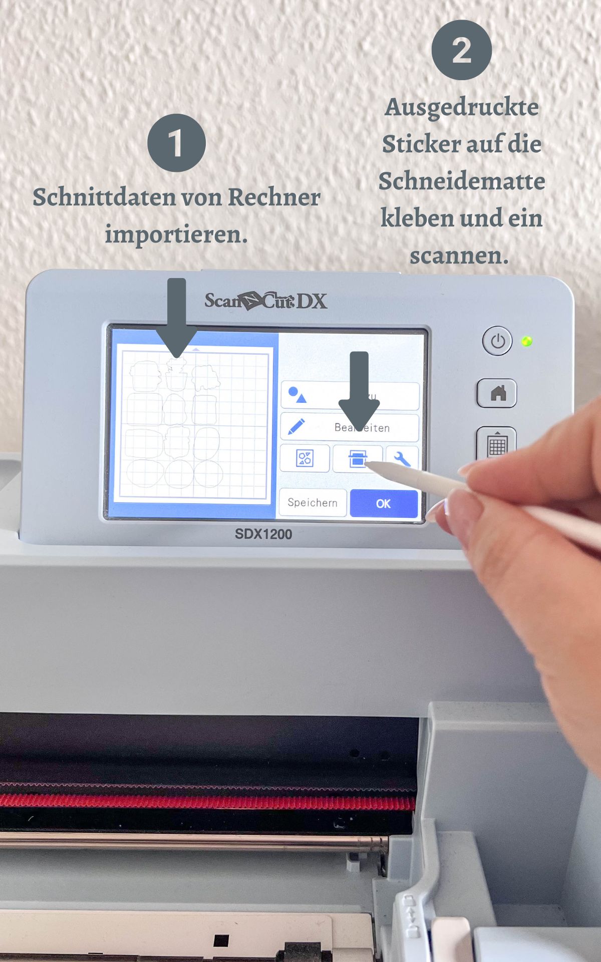 Sticker selber machen: Erstelle ganz einfach deine eigenen Aufkleber mit dem Brother ScanNCut 1250! Zwei Methoden, Schritt-für-Schritt-Anleitung und 3 Stickerbögen!