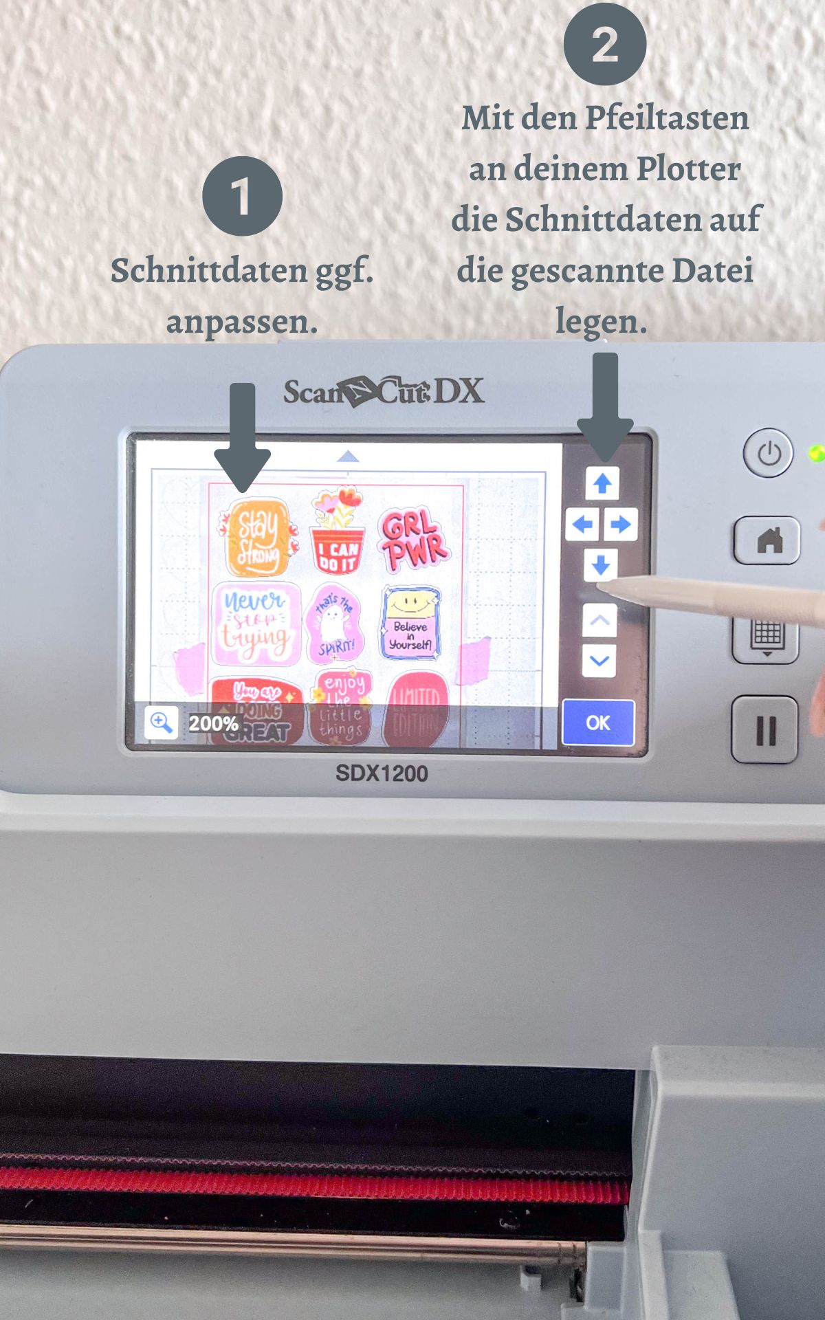 Sticker selber machen: Erstelle ganz einfach deine eigenen Aufkleber mit dem Brother ScanNCut 1250! Zwei Methoden, Schritt-für-Schritt-Anleitung und 3 Stickerbögen!